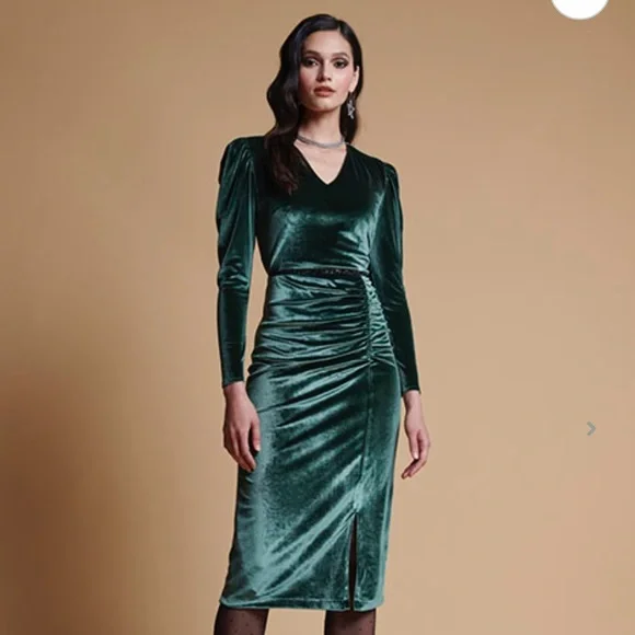 Rachel Parcell | Dresses | Rachel Parcell Long Sleeve Stretch Green Velvet Sheath Dress | Poshmark Rachel Parcell | Dresses | Rachel Parcell Long Sleeve Stretch Green Velvet Sheath Dress | Poshmark